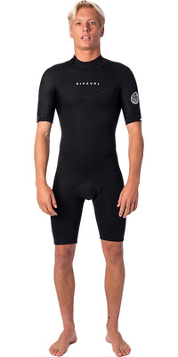 2023 Rip Curl Mens Dawn Patrol 2mm Back Zip Shorty Wetsuit 11BMSP - Black