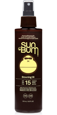2024 Sun Bum SPF 15 Sunscreen Tanning Oil 250ml SB322432