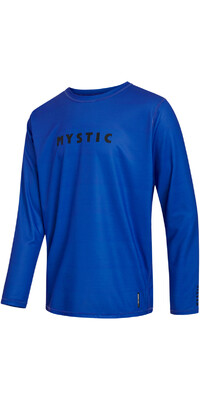 2024 Mystic Mens Star Long Sleeve Quickdry Top 35001.240158 - Blue