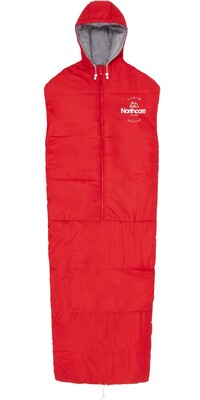 2024 Northcore Convertible Sleeping Bag NOCO126AB - Red