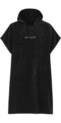 2024 Orca Cotton Change Robe / Poncho NAZ1 - Black