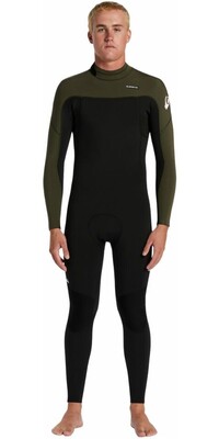 2024 Quiksilver Mens Everyday Sessions 3/2mm Back Zip Wetsuit EQYW103207 - Black / Ash
