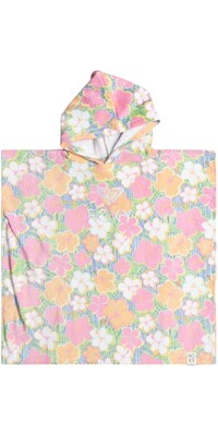 2024 Roxy Girls Stay Magical Towel Change Poncho ERLAA03052 - Ultramarine Teenie Flower