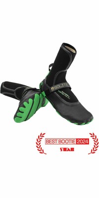 2024 Solite Custom Pro 2.0 3mm Wetsuit Boots 21001 - Green / Black