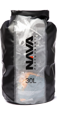 2022 Nava Performance 30L Drybag With Backpack Straps NAVA004 - Black