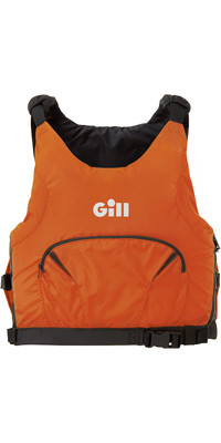 2023 Gill Pursuit Pro Racer Side Zip 50N Buoyancy Aid 4916 - Orange