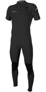 2023 O'Neill Mens Hammer 2mm Chest Zip Short Sleeve Wetsuit 5056 - Black
