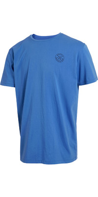 2023 Mystic Mens Boarding Short Sleeve Quickdry Shirt 35001220283 - Blue Sky
