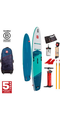 2024 Red Paddle Co 12'0'' Voyager MSL Stand Up Paddle Board, Bag & Pump Package 001-001-002-0063 - Blue