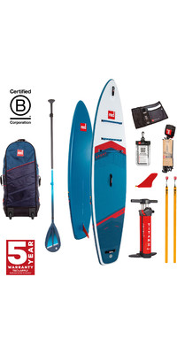 2024 Red Paddle Co 11'0'' Sport MSL Stand Up Paddle Board, Bag, Pump & Hybrid Tough Paddle 001-001-002-0058 - Blue