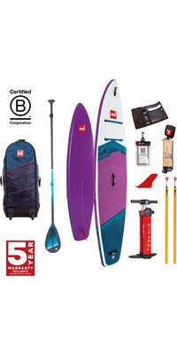 2024 Red Paddle Co 11'0'' Sport MSL Stand Up Paddle Board, Bag, Pump & Hybrid Tough Paddle 001-001-002-0059 - Purple