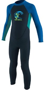 2023 O'Neill Toddler Reactor 2mm Back Zip Wetsuit Slate / Aqua 4868