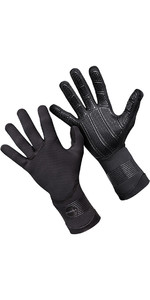 2022 O'Neill Psycho Tech 3mm Double Lined Neoprene Gloves Black 5104