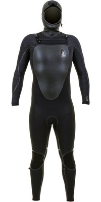 2023 O'Neill Mens Mutant Legend 5/4mm Chest Zip GBS Hooded Wetsuit 5369 - Black