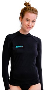 2023 Jobe Womens Long Sleeve Rash Vest 544123002 - Black