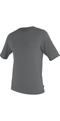 2023 O'Neill Mens Premium Skins Graphic Short Sleeve Sun Shirt 5567SC - Smoke