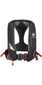 2021 Crewsaver Crewfit 180N Pro Automatic Harness Lifejacket Black / Red 9025BRA