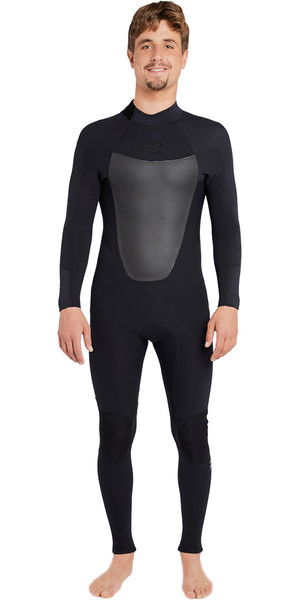 2018 Billabong Absolute 3/2mm GBS Back Zip Wetsuit BLACK H43M16