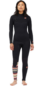 2022 Billabong Womens Furnace Comp 3/2mm Chest Zip Wetsuit Z43G12 - Serape