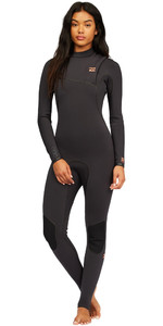 2021 Billabong Womens Furnace Natural 5/4mm Zipperless Wetsuit Z45G11 - Black Sands
