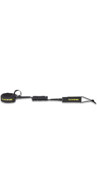 2023 Dakine Coiled Foil Leash 5ft X 1/4in With Easy Clip D10003906 - Black