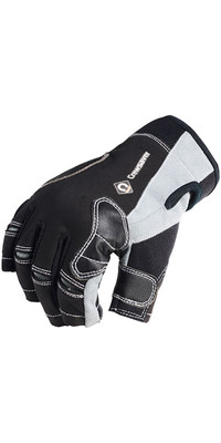 2023 Crewsaver Junior Short Finger Gloves Black 6950