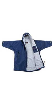 2023 Dryrobe Advance Junior Long Sleeve Changing Robe  DR104 - Navy / Grey