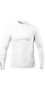 2023 Zhik Mens Eco Long Sleeve Spandex Top DTP-0063-M-WHT - White