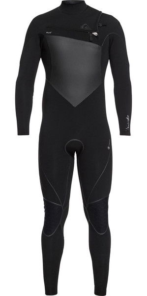 2018 Quiksilver Highline+ 3/2mm Chest Zip Wetsuit Black EQYW103060