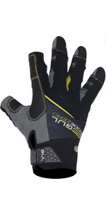 2021 Gul CZ Summer 3-Finger Gloves Black GL1241-B6