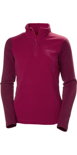 2019 Helly Hansen Womens Daybreaker 1/2 Zip Fleece Persian Red 50845