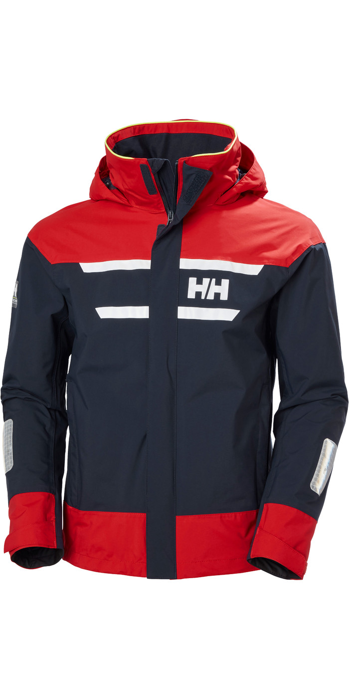 2021 Helly Hansen Mens Salt Inshore Sailing Jacket 30222 Navy