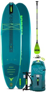 2022 Jobe Aero Yarra 10'6 Stand Up Paddle Board Package 486421002 - Board, Bag, Pump, Paddle & Leash - Teal