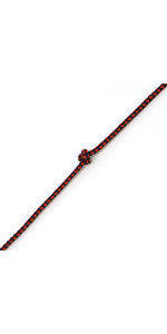 Kingfisher Evolution 8 Plait Pre-Stretched Dinghy Rope Red / Black PS0X2 - Price per metre.