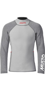 2022 Musto Mens Flexlite Vapour 1.0 Long Sleeve Wetsuit Top 82068 - Grey Marl