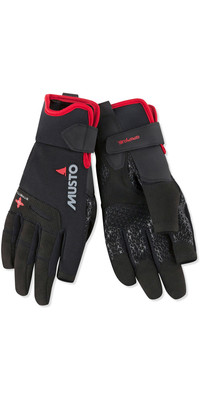 2023 Musto Performance Sailing Long Finger Gloves Black AUGL004