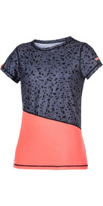 Mystic Womens Diva Short Sleeve Quick Dry Top CORAL 170322