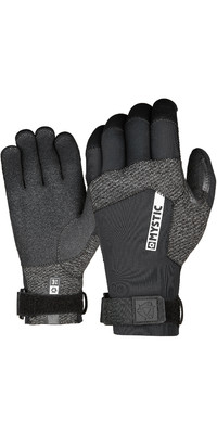 2022 Mystic Marshall 3mm Precurved Neoprene Gloves 200046 - Black