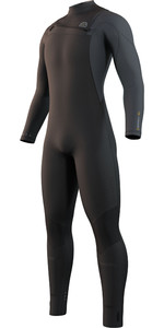 2022 Mystic Mens Marshall 5/3mm Chest Zip Wetsuit 35000.220010 - Black / Grey