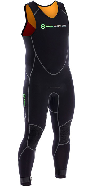 2019 Neil Pryde Elite Firewire 3mm Long John Wetsuit Black SAB600