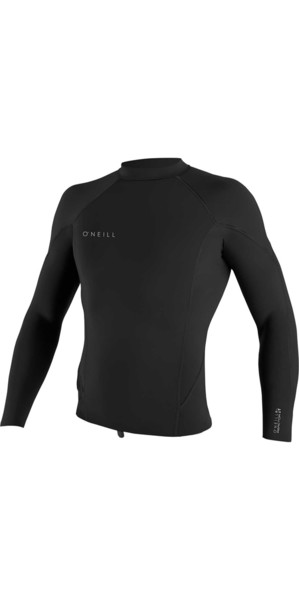 2019 O'Neill Reactor II 1.5mm Neoprene Long Sleeve Top BLACK 5080