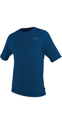 2023 O'Neill Mens Blueprint UV Short Sleeve Sun Shirt Rash Vest 5450SB - Deep Sea