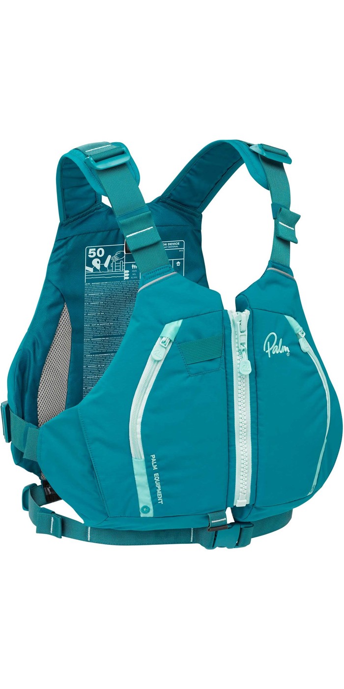 2021 Palm Womens Peyto Touring Kayak PFD 12640 Teal Canoe & Kayak