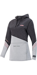 2021 Prolimit Womens Oxygen Wetsuit Hoody 05055 - Black / Grey