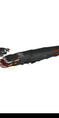 2023 Prolimit Kitesurf Twin Tip Combo Board Bag 03330 - Black / Orange