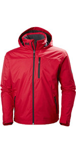 2021 Helly Hansen Hooded Crew Mid Layer Jacket Red 33874