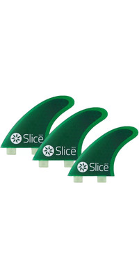 2024 Slice Ultralight Hex Core S7 FCS Compatible Surfboard Fins SLI-03 - Green