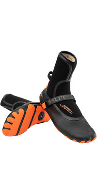 2022 Solite Custom Pro 2.0 5mm Wetsuit Boots 21002 - Orange / Black