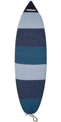 2024 Northcore Shortboard Sock 6'8 NOCO36B - Wide Stripe