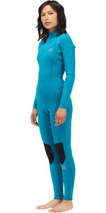 2022 Billabong Womens Synergy 3/2mm Back Zip GBS Wetsuit C43G52 - Blue Lagoon